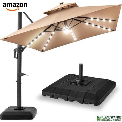 12 ft Solar Umbrella Cantilever