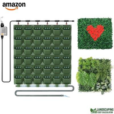 36 Pockets Self Watering Wall Mounted Vertical Planter