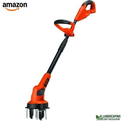 Black Plus Decker 20V MAX Cordless Garden Cultivator