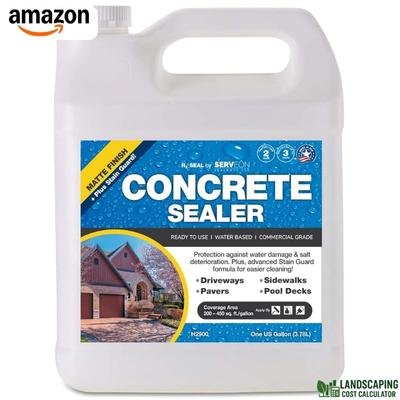 Concrete Driveway Sealer Plus Stain Guard
