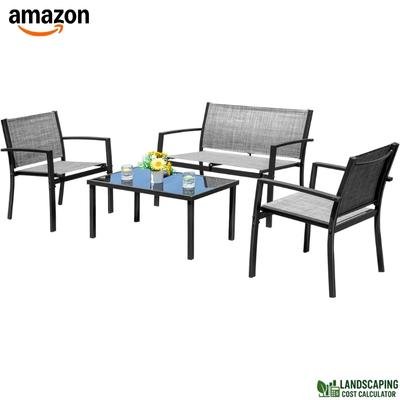 Devoko 4-Piece Outdoor Patio Set